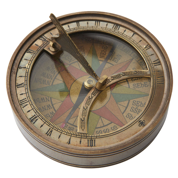 Bronze Sundial Compass Valuezy