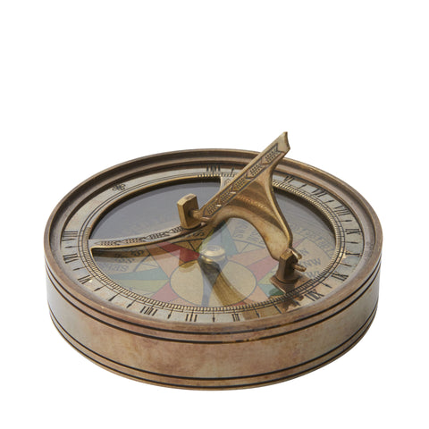 Bronze Sundial Compass Valuezy