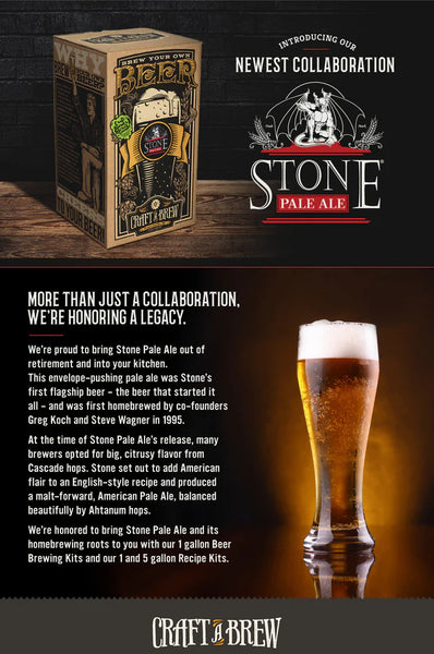 Stone Pale Ale Beer Brewing Kit